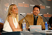 Gwyneth Paltrow und Robert Downey jr. Pressekonferenz zu IRON MAN 3 in München am 12.04.2013 (©Concorde Filmverleih / Kurt Krieger 2013)